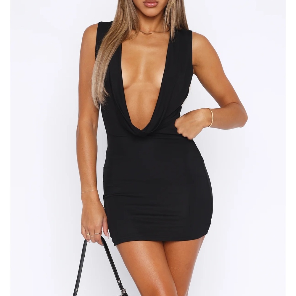 White Fox Boutique Black Mini Dress